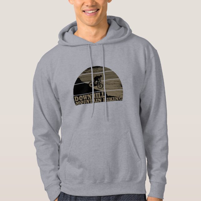 Mountain biking Downhill Hoodie (Front)