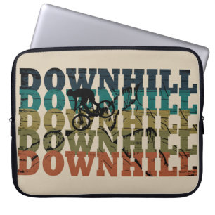 Mountain biking Downhill Laptop Sleeve