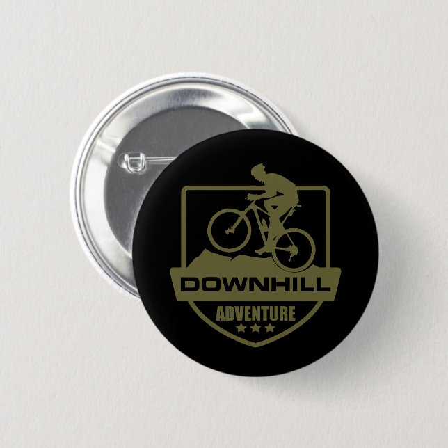 Mountain biking Downhill mtb Button (Front & Back)