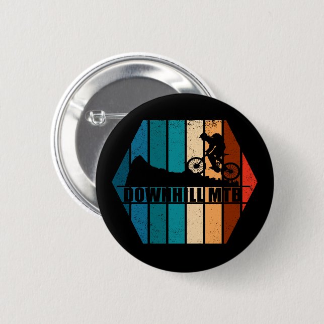 Mountain biking Downhill mtb Button (Front & Back)