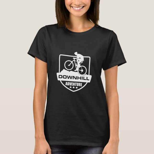 Mountain biking Downhill T-Shirt (Front)