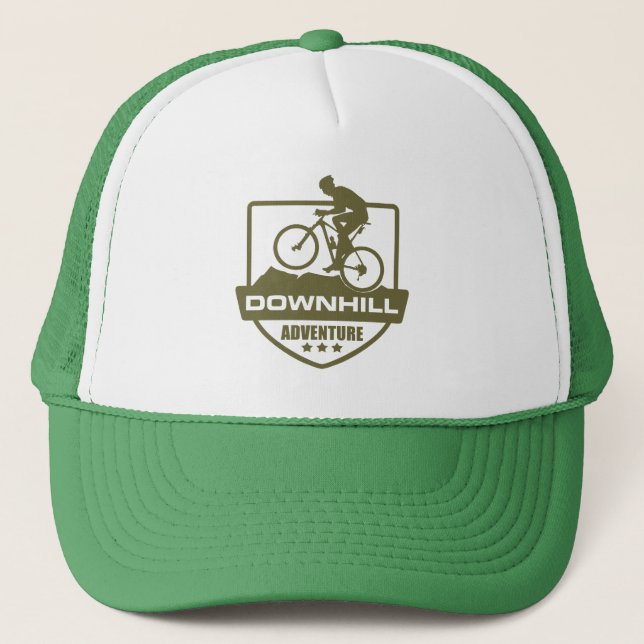 Mountain biking Downhill Trucker Hat (Front)