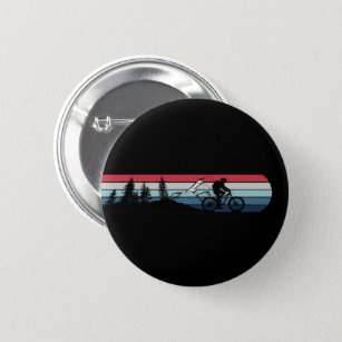 mountain biking enthusiast button
