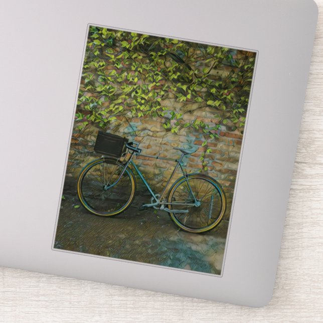 Mountain biking gift sticker (Detail)