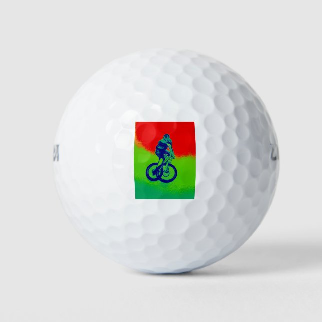 Mountain Biking Golf Balls (Front)