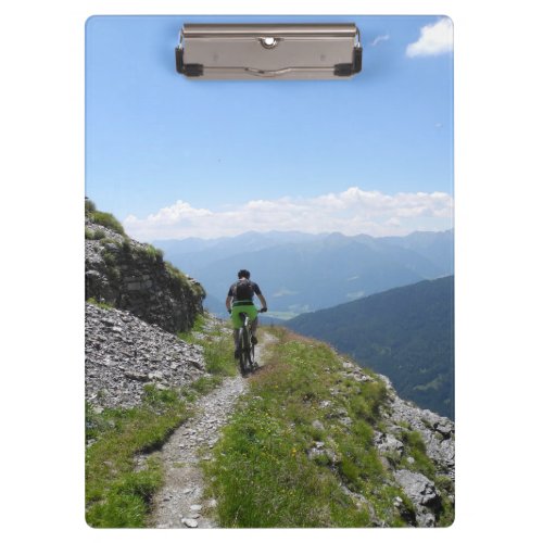 Mountain Biking in Countryside Clipboard
