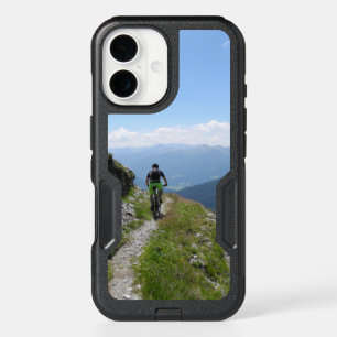 Mountain Biking in Countryside iPhone 16 Case