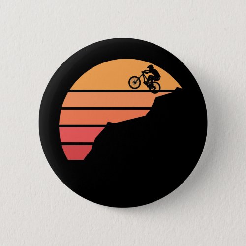 Mountain biking in the susnset button