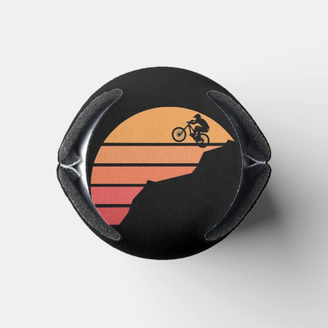 Mountain biking in the susnset can cooler (Bottom)