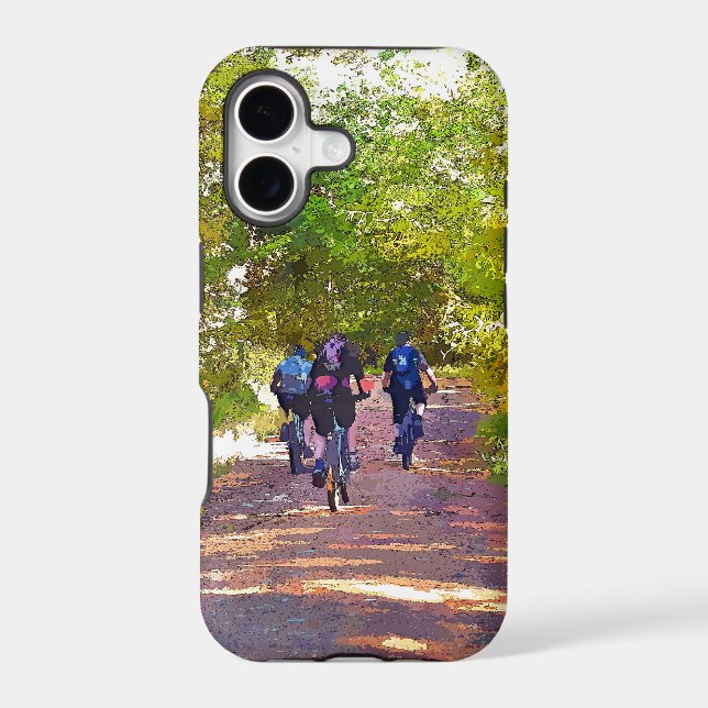 MOUNTAIN BIKING IPHONE CASE (Back)