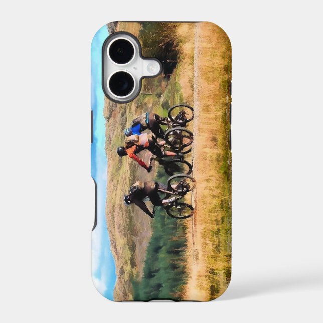 MOUNTAIN BIKING IPHONE CASE (Back)