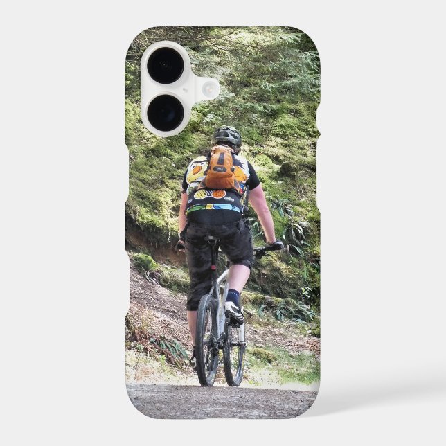 MOUNTAIN BIKING IPHONE CASE (Back)