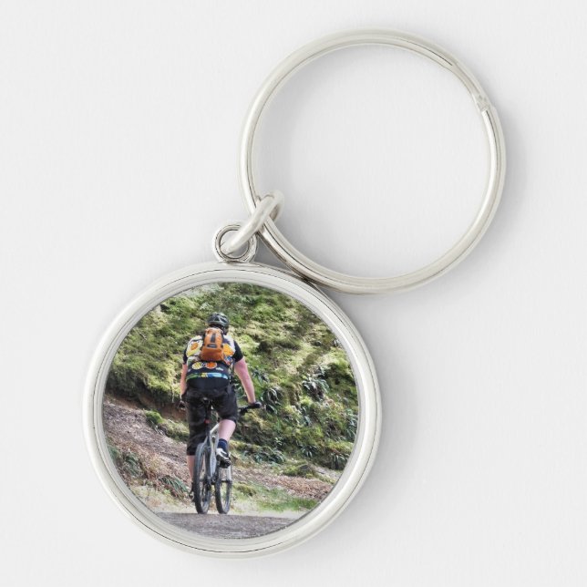 MOUNTAIN BIKING KEYCHAIN (Front)