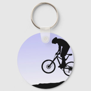Mountain Biking Keychain
