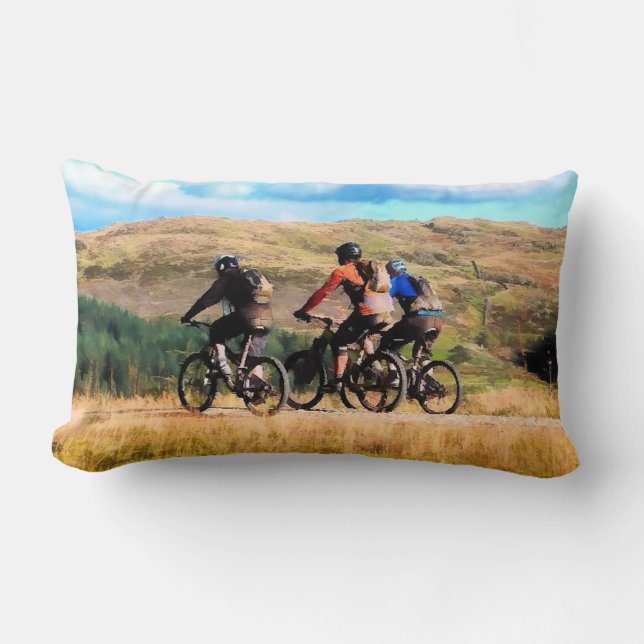MOUNTAIN BIKING LUMBAR PILLOW (Front)
