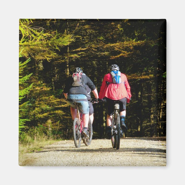 MOUNTAIN BIKING MAGNET (Front)
