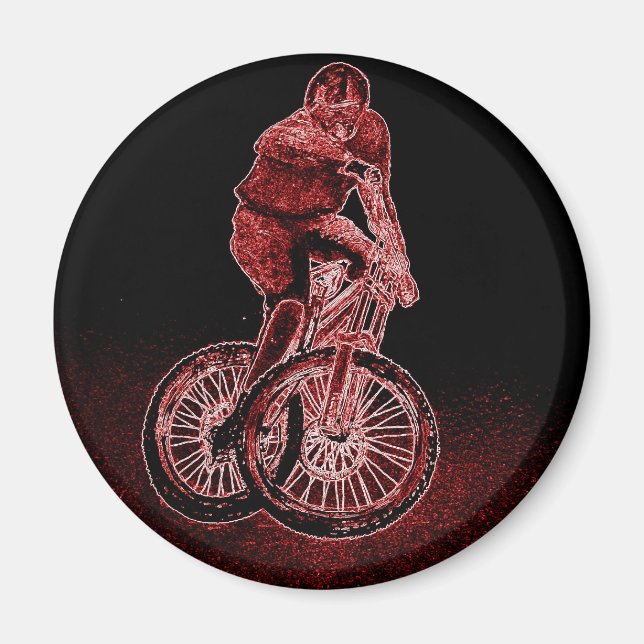 Mountain Biking Magnet (Front)