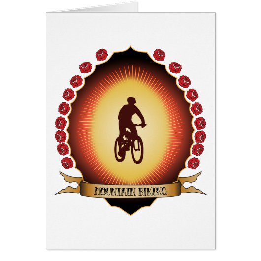 Mountain Biking Mandorla Cards (Front)