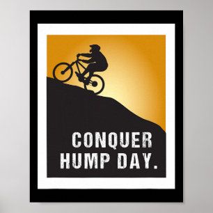 Mountain Biking Motivational Inspirational Phrase  Poster