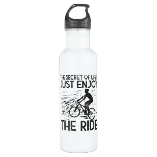 Mountain Biking Mountain Biker Stainless Steel Water Bottle