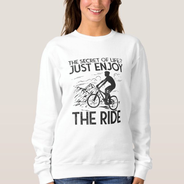 Mountain Biking Mountain Biker Sweatshirt (Front)