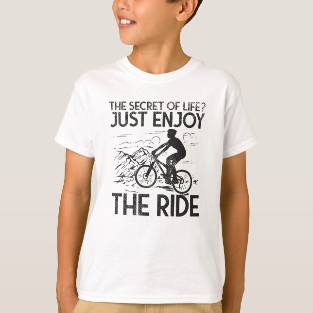 Mountain Biking Mountain Biker T-Shirt (Front)