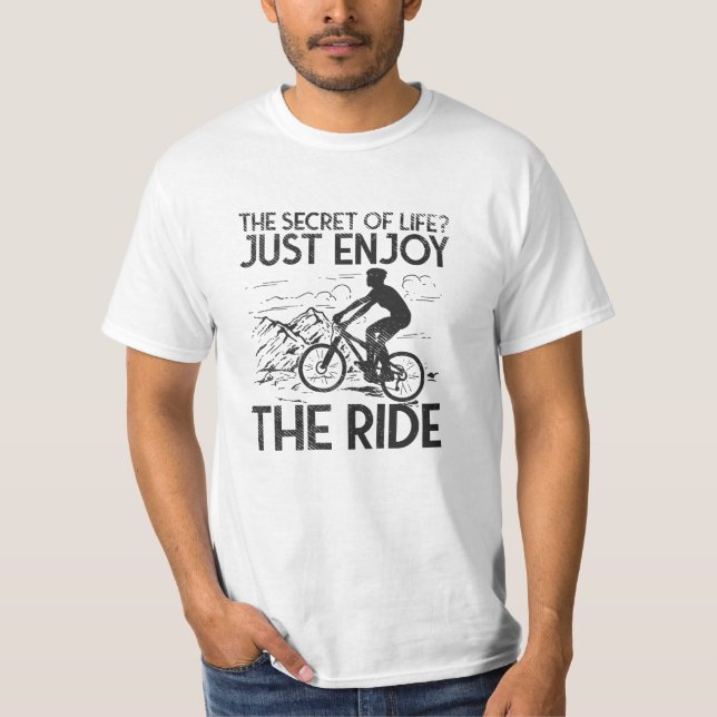 Mountain Biking Mountain Biker T-Shirt (Front)