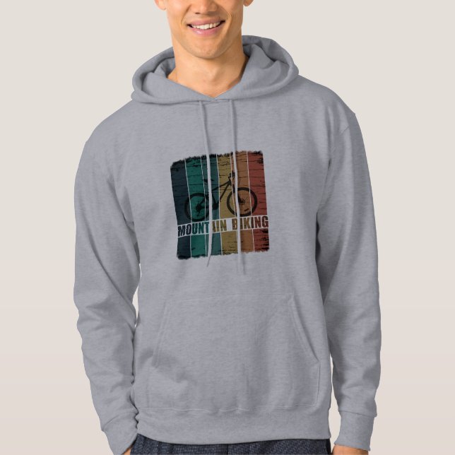 Mountain biking mountainbike hoodie (Front)
