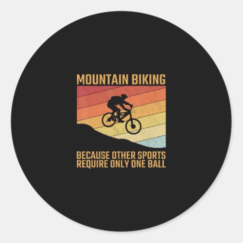 mountain biking mountainbike mtb offroad classic round sticker