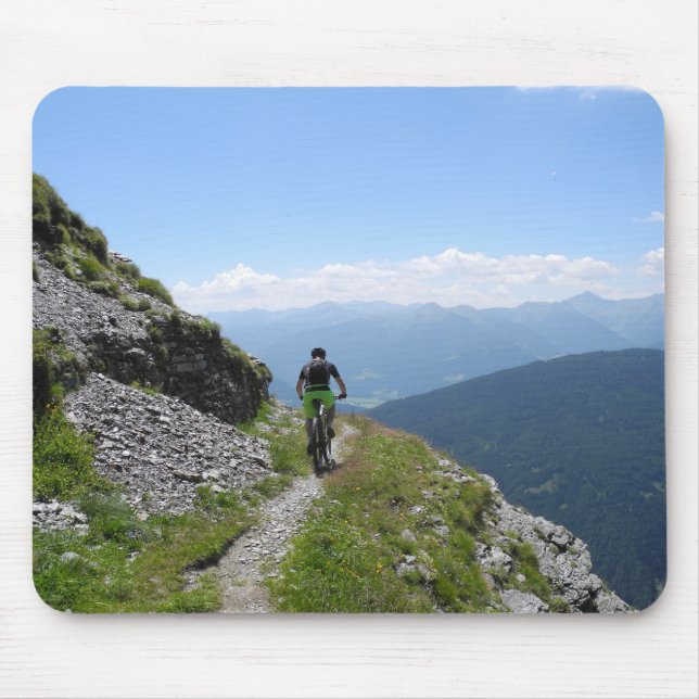 Mountain Biking Mouse Pad (Front)