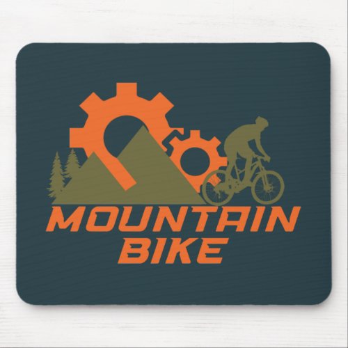 Mountain biking mouse pad