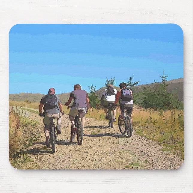 MOUNTAIN BIKING MOUSE PAD (Front)