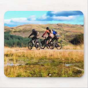 MOUNTAIN BIKING MOUSE PAD