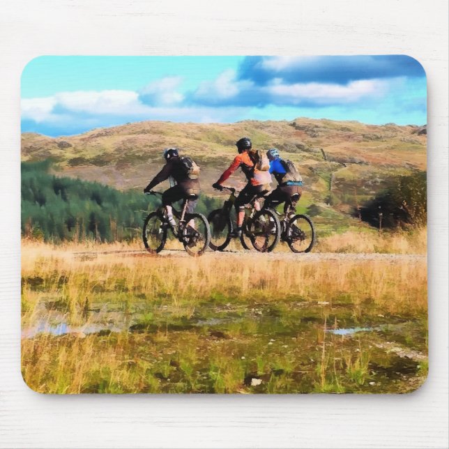 MOUNTAIN BIKING MOUSE PAD (Front)