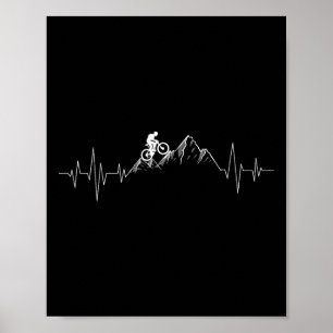 Mountain Biking - Mtb Lover Cyclist Cycling Downhi Poster