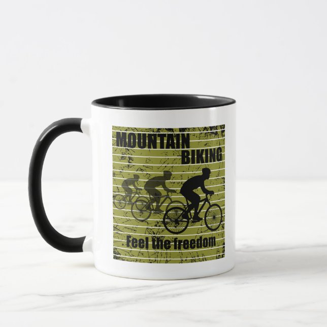 Mountain biking MTB Mug (Left)