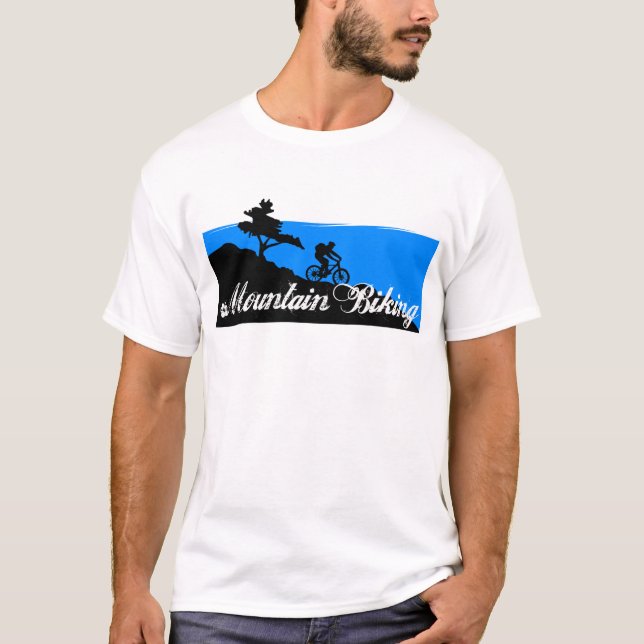 Mountain Biking MTB T-Shirt (Front)
