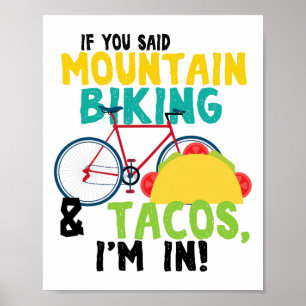 Mountain Biking - Outdoor Mtb Downhill Bike  Poster