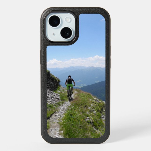 Mountain Biking Photo iPhone 15 Case (Back)