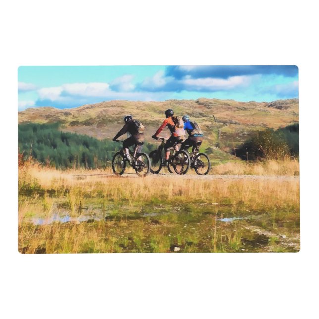 MOUNTAIN BIKING PLACEMAT (Front)