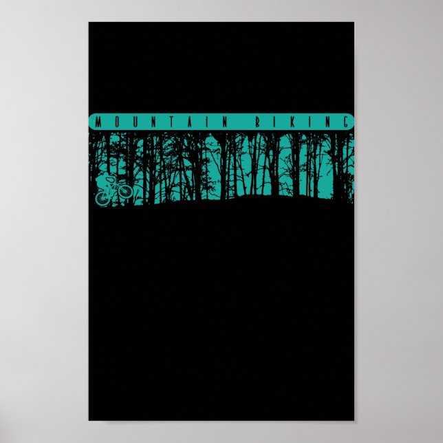 Mountain Biking Poster (Front)