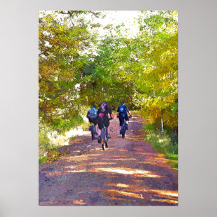MOUNTAIN BIKING POSTER