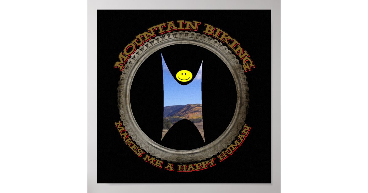 Mountain Biking Poster | Zazzle.com