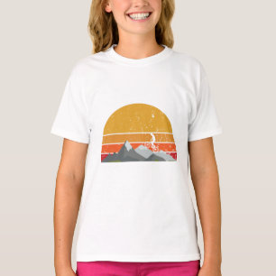 Mountain biking shirt retro sunset 70s vintage bik