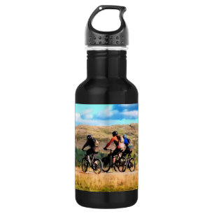 MOUNTAIN BIKING STAINLESS STEEL WATER BOTTLE