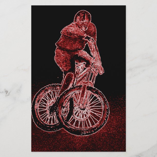 Mountain Biking Stationery (Front)