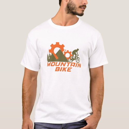 Mountain biking T_Shirt