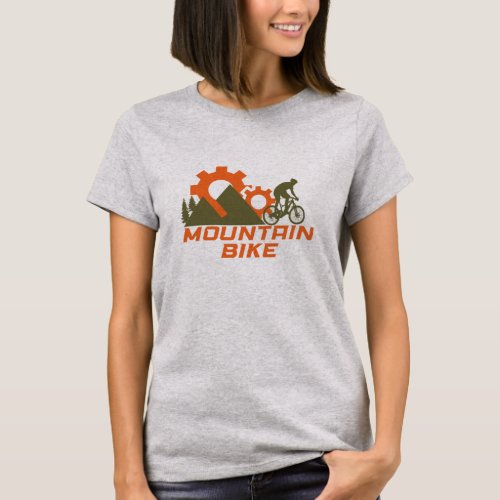 Mountain biking T_Shirt