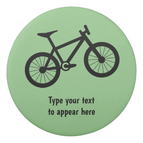 Mountain Biking _ Terrain Bike Logo for your words Eraser