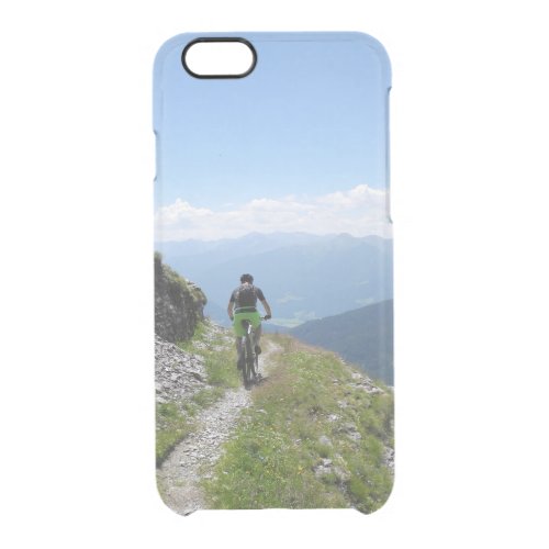 Mountain Biking Clear iPhone 66S Case